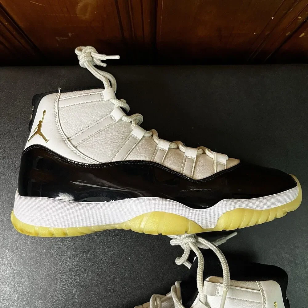 Jordan 11 DMP Gratitude Retro 2023 Size 11 Men CT8012-170 Black/White /Gold